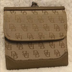 Dooney & Bourke Signature Canvas/Leather Wallet